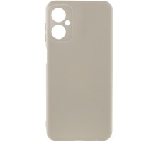 Чохол TPU GETMAN Liquid Silk Full Camera для Motorola Moto G14 Песочный / Sand