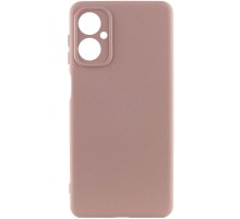 Чохол TPU GETMAN Liquid Silk Full Camera для Motorola Moto G14 Рожевий / Pink Sand