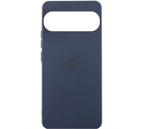 Чохол Silicone Cover Lakshmi (AA) with logo для Google Pixel 9 Pro XL Синій / Midnight blue Чохол Silicone Cover Lakshmi (AA) with logo для Google Pixel 9 Pro XL Синій / Midnight blue