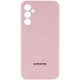 Чохол Silicone Cover Lakshmi Full Camera (AA) with logo для Samsung Galaxy A56 5G Рожевий / Pink Sand