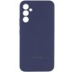 Чохол Silicone Cover Lakshmi Full Camera (AA) with logo для Samsung Galaxy A56 5G Синій / Midnight blue