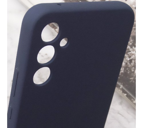 Чохол Silicone Cover Lakshmi Full Camera (AA) with logo для Samsung Galaxy A56 5G Синій / Midnight blue Чохол Silicone Cover Lakshmi Full Camera (AA) with logo для Samsung Galaxy A56 5G Синій / Midnight blue