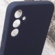 Чохол Silicone Cover Lakshmi Full Camera (AA) with logo для Samsung Galaxy A56 5G Синій / Midnight blue