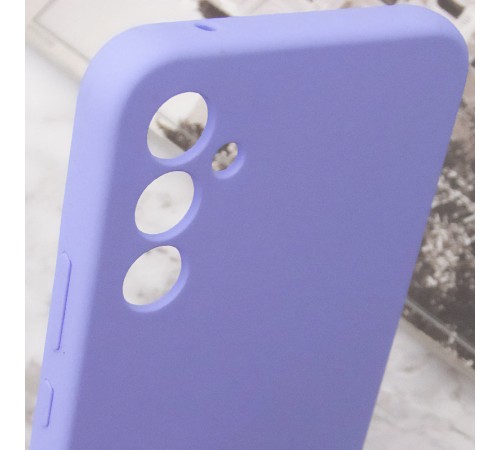 Чохол Silicone Cover Lakshmi Full Camera (AA) with logo для Samsung Galaxy A56 5G Бузковий / Dasheen Чохол Silicone Cover Lakshmi Full Camera (AA) with logo для Samsung Galaxy A56 5G Бузковий / Dasheen