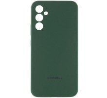 Чохол Silicone Cover Lakshmi Full Camera (AA) with logo для Samsung Galaxy A56 5G Зелений / Dark green