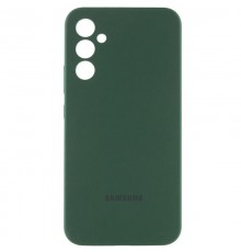 Чохол Silicone Cover Lakshmi Full Camera (AA) with logo для Samsung Galaxy A56 5G Зелений / Dark green