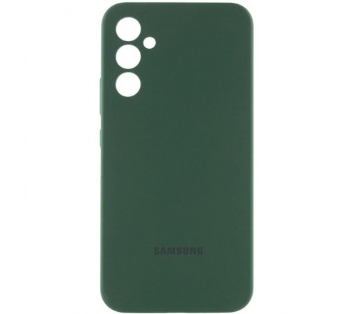 Чохол Silicone Cover Lakshmi Full Camera (AA) with logo для Samsung Galaxy A56 5G Зелений / Dark green Чохол Silicone Cover Lakshmi Full Camera (AA) with logo для Samsung Galaxy A56 5G Зелений / Dark green