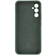 Чохол Silicone Cover Lakshmi Full Camera (AA) with logo для Samsung Galaxy A56 5G Зелений / Dark green