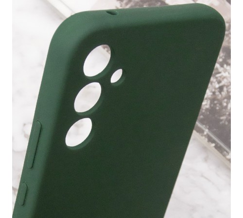 Чохол Silicone Cover Lakshmi Full Camera (AA) with logo для Samsung Galaxy A56 5G Зелений / Dark green Чохол Silicone Cover Lakshmi Full Camera (AA) with logo для Samsung Galaxy A56 5G Зелений / Dark green
