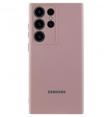 Чохол Silicone Cover Lakshmi Full Camera (AA) with logo для Samsung Galaxy S25 Ultra Рожевий / Pink Sand