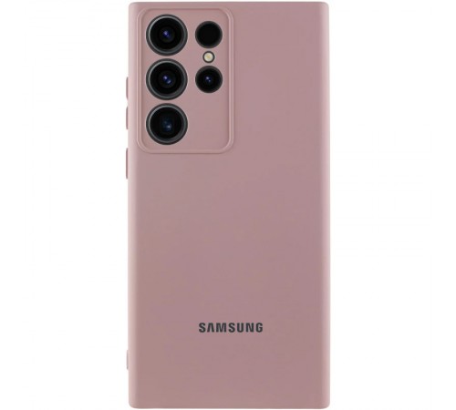 Чохол Silicone Cover Lakshmi Full Camera (AA) with logo для Samsung Galaxy S25 Ultra Рожевий / Pink Sand Чохол Silicone Cover Lakshmi Full Camera (AA) with logo для Samsung Galaxy S25 Ultra Рожевий / Pink Sand