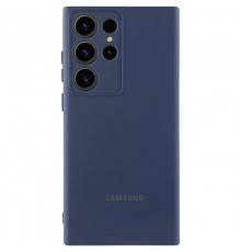 Чохол Silicone Cover Lakshmi Full Camera (AA) with logo для Samsung Galaxy S25 Ultra Синій / Midnight blue