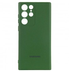 Чохол Silicone Cover Lakshmi Full Camera (AA) with logo для Samsung Galaxy S25 Ultra Зелений / Dark green