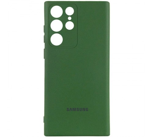 Чохол Silicone Cover Lakshmi Full Camera (AA) with logo для Samsung Galaxy S25 Ultra Зелений / Dark green Чохол Silicone Cover Lakshmi Full Camera (AA) with logo для Samsung Galaxy S25 Ultra Зелений / Dark green