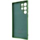 Чохол Silicone Cover Lakshmi Full Camera (AA) with logo для Samsung Galaxy S25 Ultra Зелений / Dark green