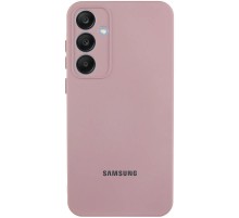 Чохол Silicone Cover Lakshmi Full Camera (AA) with logo для Samsung Galaxy S25+ Рожевий / Pink Sand