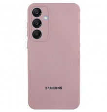 Чохол Silicone Cover Lakshmi Full Camera (AA) with logo для Samsung Galaxy S25+ Рожевий / Pink Sand