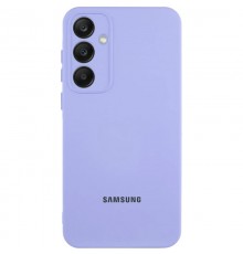 Чохол Silicone Cover Lakshmi Full Camera (AA) with logo для Samsung Galaxy S25+ Бузковий / Dasheen