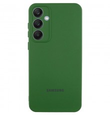Чохол Silicone Cover Lakshmi Full Camera (AA) with logo для Samsung Galaxy S25+ Зелений / Dark green