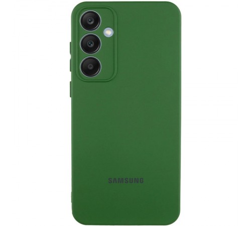 Чохол Silicone Cover Lakshmi Full Camera (AA) with logo для Samsung Galaxy S25+ Зелений / Dark green Чохол Silicone Cover Lakshmi Full Camera (AA) with logo для Samsung Galaxy S25+ Зелений / Dark green