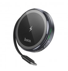 БЗП Hoco CQ18 Flash 2in1 Magnetic + iWatch (with retractable cable Type-C) Metal gray