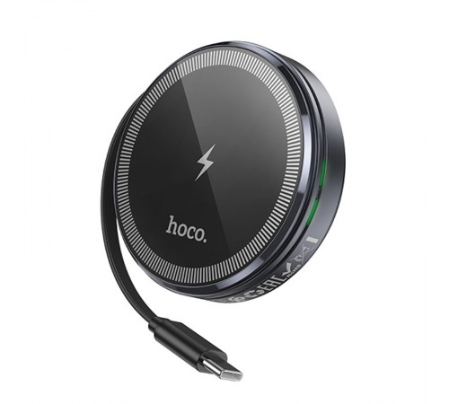 БЗП Hoco CQ18 Flash 2in1 Magnetic + iWatch (with retractable cable Type-C) Metal gray БЗП Hoco CQ18 Flash 2in1 Magnetic + iWatch (with retractable cable Type-C) Metal gray
