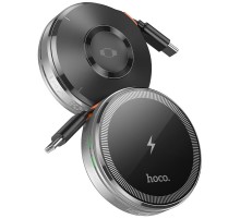 БЗП Hoco CQ18 Flash 2in1 Magnetic + iWatch (with retractable cable Type-C) Silver