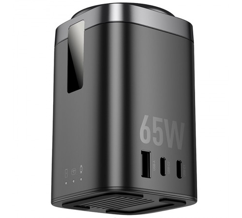 БЗП Hoco CQ20A Clever 6in1 PD65W Black БЗП Hoco CQ20A Clever 6in1 PD65W Black
