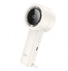 Портативний вентилятор Hoco HX63 Fashion high-speed handheld fan 2000 mAh White