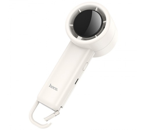Портативний вентилятор Hoco HX63 Fashion high-speed handheld fan 2000 mAh White Портативний вентилятор Hoco HX63 Fashion high-speed handheld fan 2000 mAh White