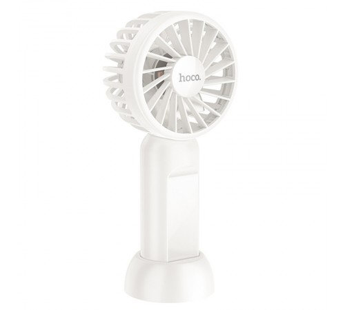 Портативний вентилятор Hoco HX60 Nimble portable handheld fan 1200 mAh White Портативний вентилятор Hoco HX60 Nimble portable handheld fan 1200 mAh White