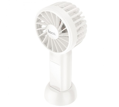 Портативний вентилятор Hoco HX60 Nimble portable handheld fan 1200 mAh White Портативний вентилятор Hoco HX60 Nimble portable handheld fan 1200 mAh White