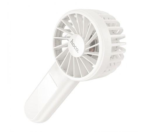 Портативний вентилятор Hoco HX60 Nimble portable handheld fan 1200 mAh White Портативний вентилятор Hoco HX60 Nimble portable handheld fan 1200 mAh White