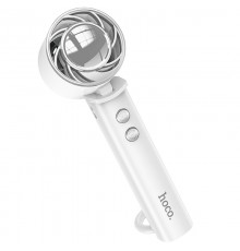 Портативний вентилятор Hoco HX61 Exquisite handheld folding fan 1200 mAh White