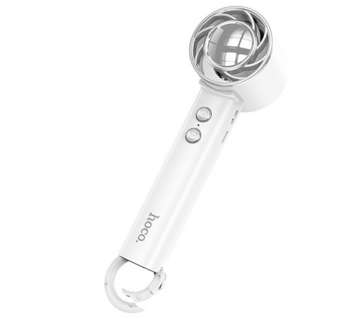 Портативний вентилятор Hoco HX61 Exquisite handheld folding fan 1200 mAh White Портативний вентилятор Hoco HX61 Exquisite handheld folding fan 1200 mAh White