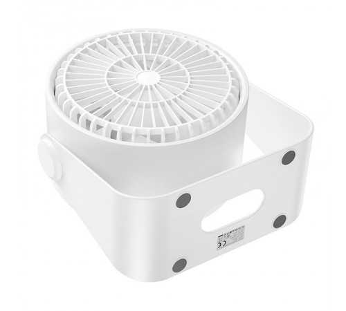 Настільний вентилятор Hoco HX66 desktop circulating fan 3000 mAh White Настільний вентилятор Hoco HX66 desktop circulating fan 3000 mAh White