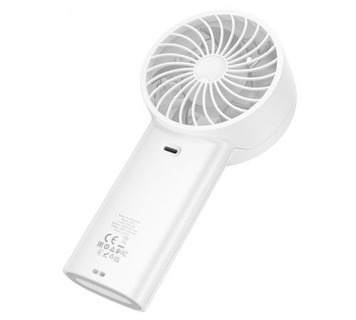 Портативний вентилятор Hoco HX62 Endless handheld fan 6000 mAh White Портативний вентилятор Hoco HX62 Endless handheld fan 6000 mAh White