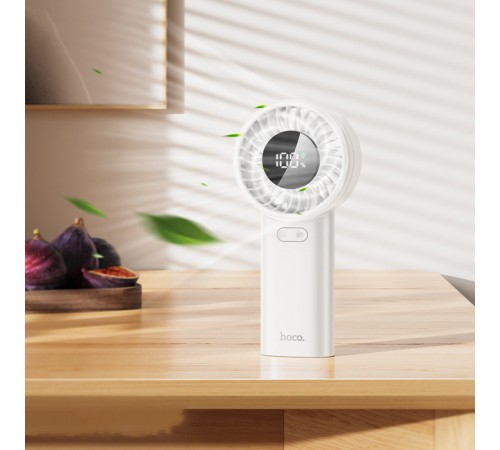 Портативний вентилятор Hoco HX62 Endless handheld fan 6000 mAh White Портативний вентилятор Hoco HX62 Endless handheld fan 6000 mAh White