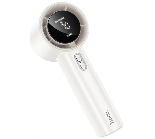 Портативний вентилятор Hoco HX64 Hurricane high speed handheld fan 3600 mAh White Портативний вентилятор Hoco HX64 Hurricane high speed handheld fan 3600 mAh White