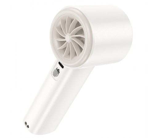 Портативний вентилятор Hoco HX64 Hurricane high speed handheld fan 3600 mAh White Портативний вентилятор Hoco HX64 Hurricane high speed handheld fan 3600 mAh White