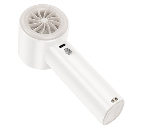 Портативний вентилятор Hoco HX64 Hurricane high speed handheld fan 3600 mAh White Портативний вентилятор Hoco HX64 Hurricane high speed handheld fan 3600 mAh White
