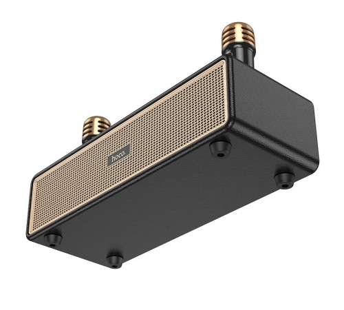 Bluetooth Колонка Hoco BS63 Graceful + два мікрофона Black
