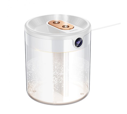 Зволожувач повітря Hoco HX31 Dual spray humidifier with digital display White Зволожувач повітря Hoco HX31 Dual spray humidifier with digital display White