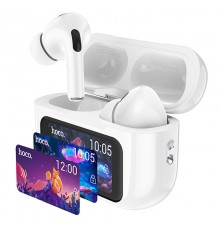 Бездротові TWS навушники Hoco EW72 Lite Soar with Touch Screen White