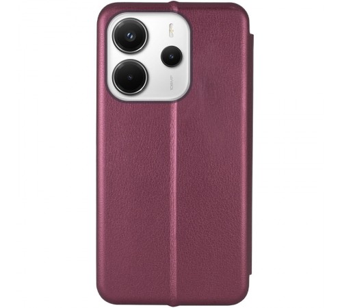 Шкіряний чохол-книжка Classy для Xiaomi Redmi Note 14 4G (Europe version) Бордовий Шкіряний чохол-книжка Classy для Xiaomi Redmi Note 14 4G (Europe version) Бордовий