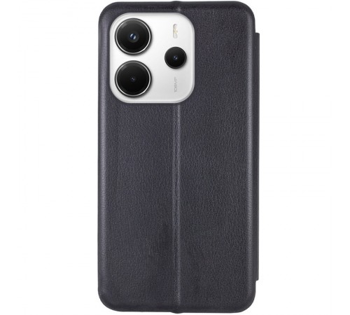 Шкіряний чохол-книжка Classy для Xiaomi Redmi Note 14 4G (Europe version) Чорний Шкіряний чохол-книжка Classy для Xiaomi Redmi Note 14 4G (Europe version) Чорний