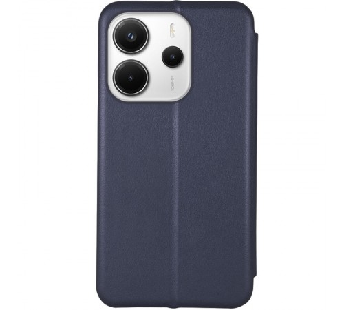 Шкіряний чохол-книжка Classy для Xiaomi Redmi Note 14 4G (Europe version) Темно-синій Шкіряний чохол-книжка Classy для Xiaomi Redmi Note 14 4G (Europe version) Темно-синій