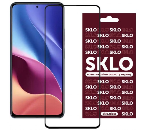 Захисне скло SKLO 3D для Xiaomi Redmi Note 14 4G Чорний Захисне скло SKLO 3D для Xiaomi Redmi Note 14 4G Чорний