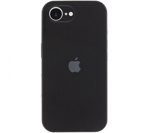 Чохол Silicone Case Full Camera Protective (AA) для Apple iPhone 16e (6.1") Чорний / Black