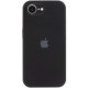 Чохол Silicone Case Full Camera Protective (AA) для Apple iPhone 16e (6.1") Чорний / Black